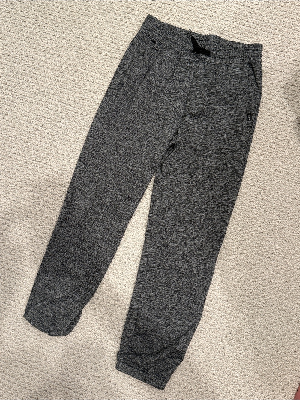 Abercrombie & Fitch Charcoal Heather Knit Sweatpants
